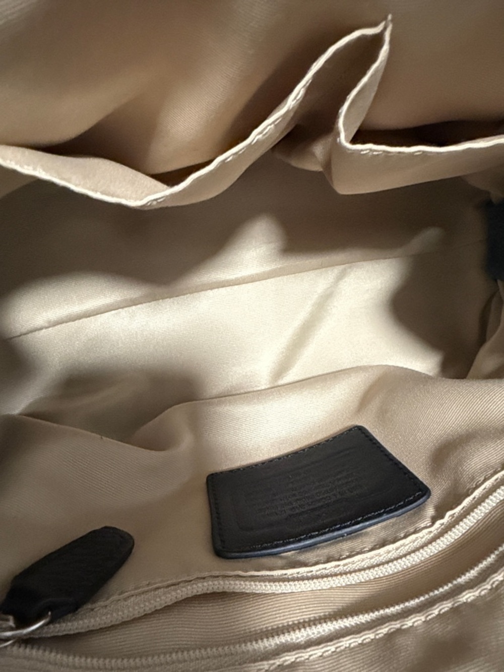 Coach Bleecker Preston Satchel Black and Cream Signature #A1461-30167 - Picture 16 of 16